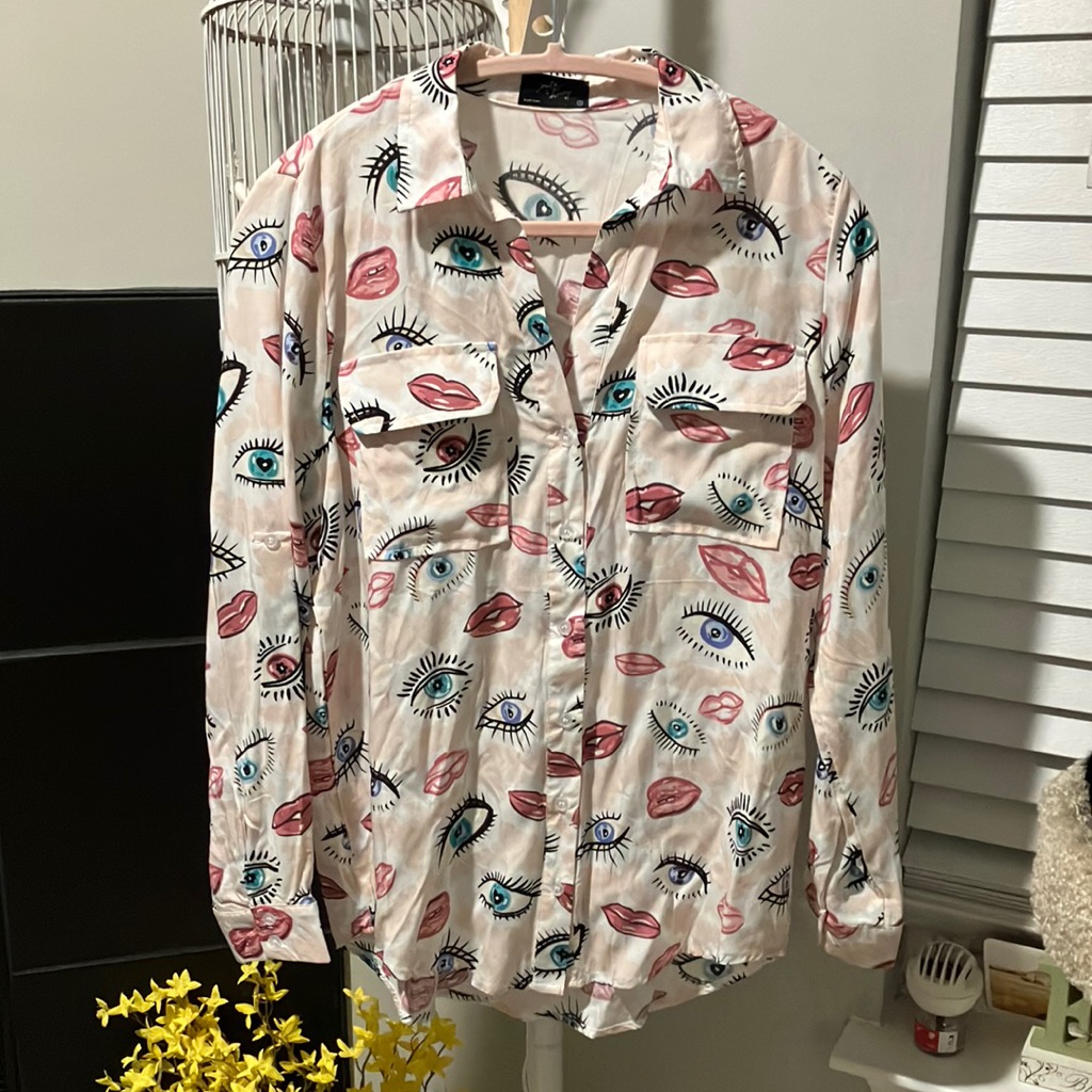 Button Down Blouse-Os!
